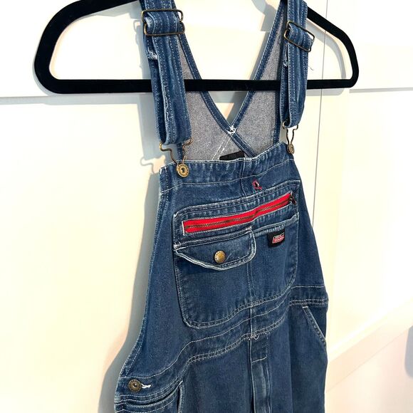 Dickies‎ Men's Medium Wash Overalls in Size S - Picture 7 of 12